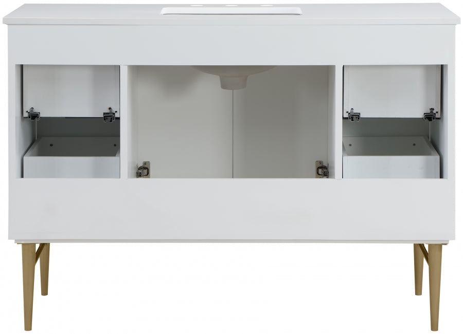 Meuble-lavabo mural pour salle de bain avec lavabo inclus