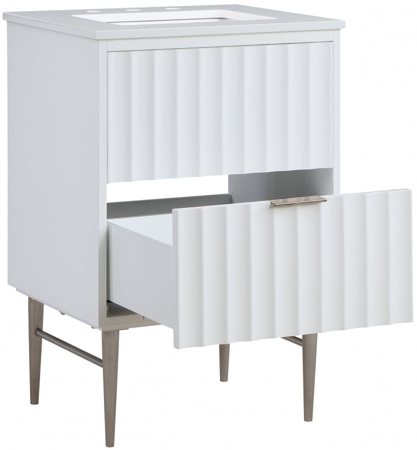 Meuble-lavabo mural pour salle de bain avec lavabo inclus