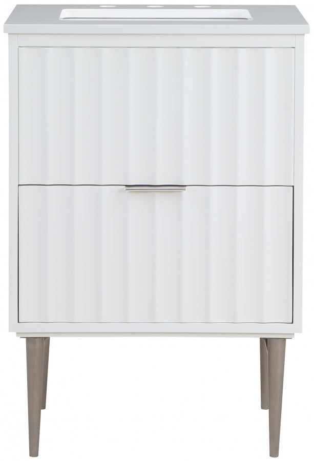 Meuble-lavabo mural pour salle de bain avec lavabo inclus