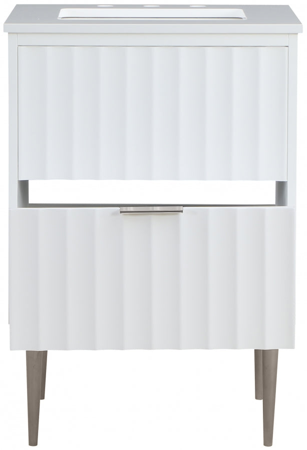 Meuble-lavabo mural pour salle de bain avec lavabo inclus