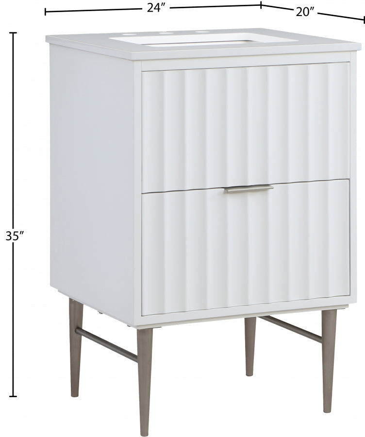 Meuble-lavabo mural pour salle de bain avec lavabo inclus