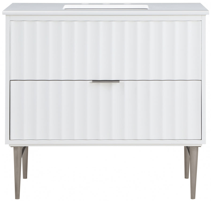 Meuble-lavabo mural pour salle de bain avec lavabo inclus