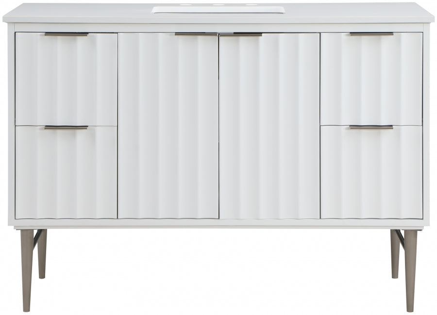 Meuble-lavabo mural pour salle de bain avec lavabo inclus