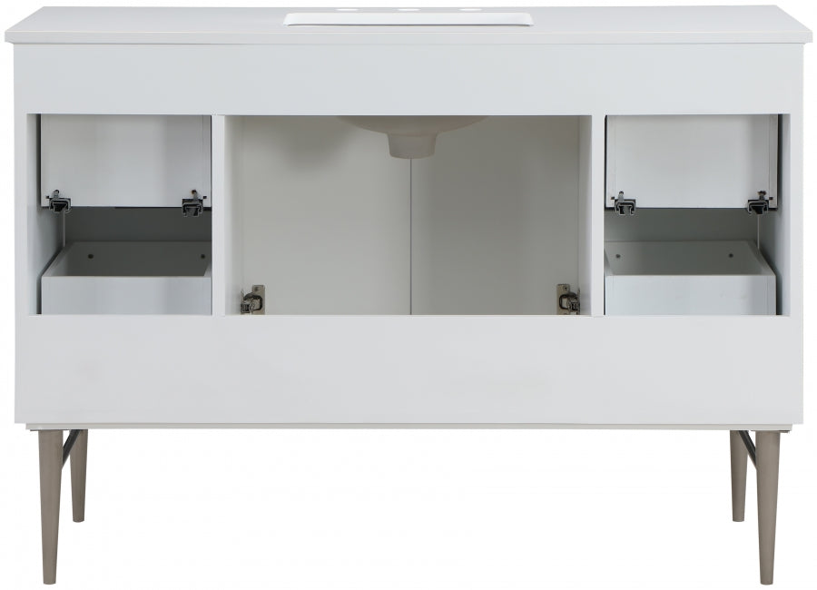 Meuble-lavabo mural pour salle de bain avec lavabo inclus