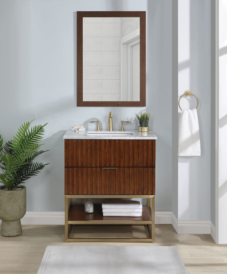 Meuble-lavabo mural pour salle de bain avec lavabo inclus