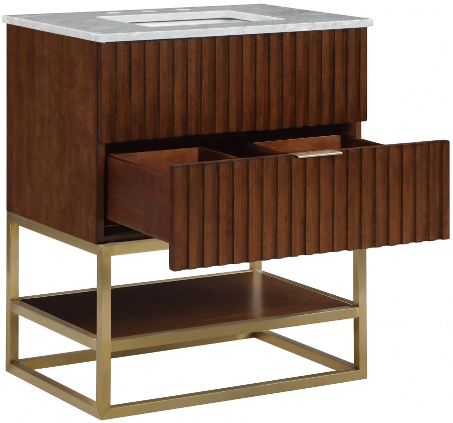 Meuble-lavabo mural pour salle de bain avec lavabo inclus