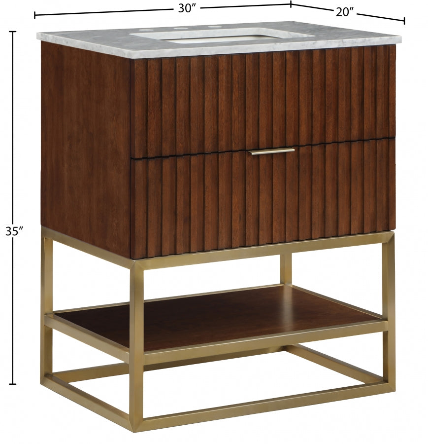 Meuble-lavabo mural pour salle de bain avec lavabo inclus