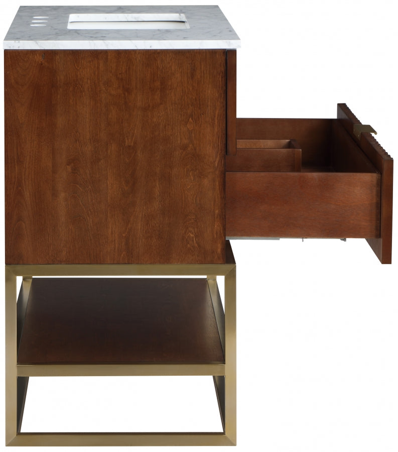 Meuble-lavabo mural pour salle de bain avec lavabo inclus