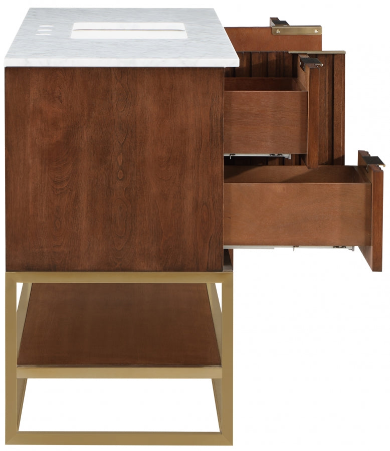 Meuble-lavabo mural pour salle de bain avec lavabo inclus