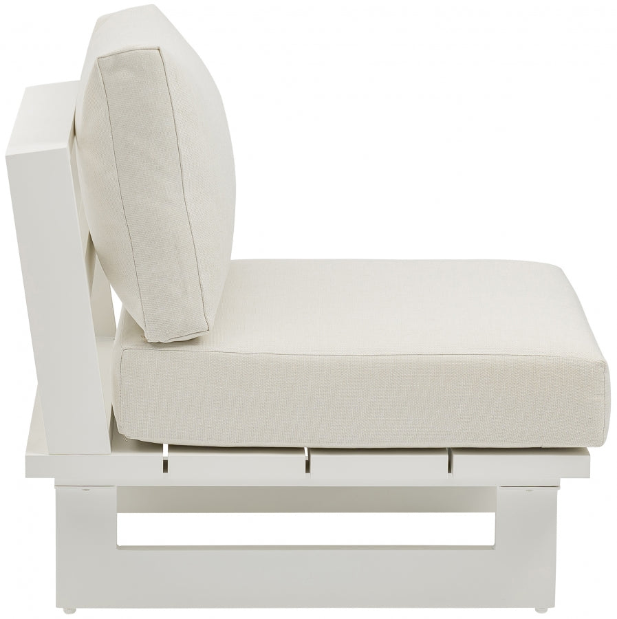 Chaise longue en tissu Orian Teddy
