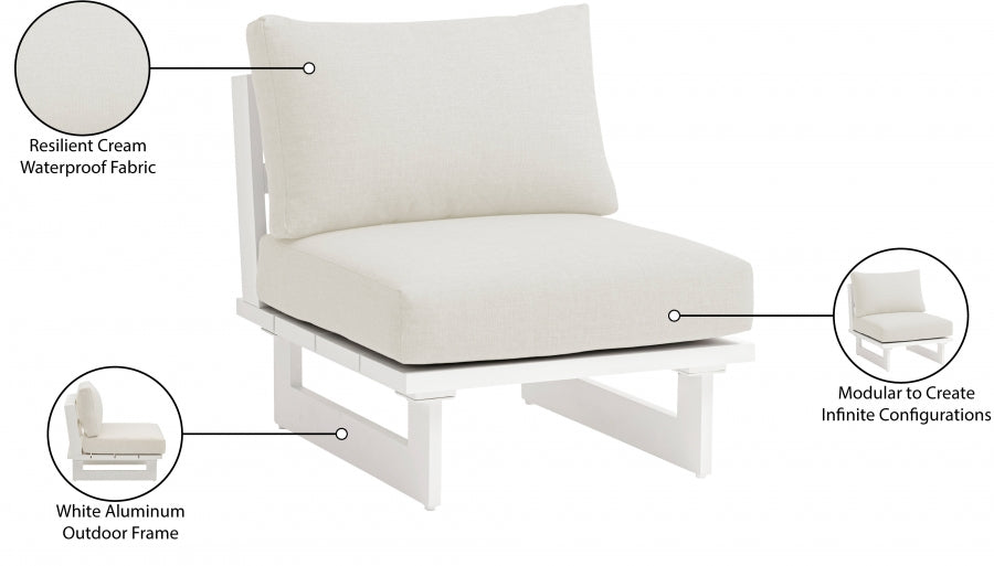 Chaise longue en tissu Orian Teddy