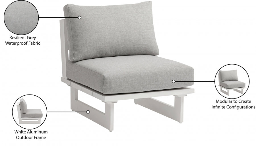 Chaise longue en tissu Orian Teddy