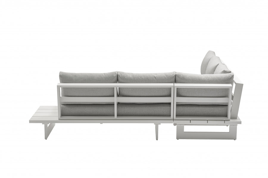 Maldives 102" Water Resistant Fabric Upholstered Outdoor Patio Modular Sectional