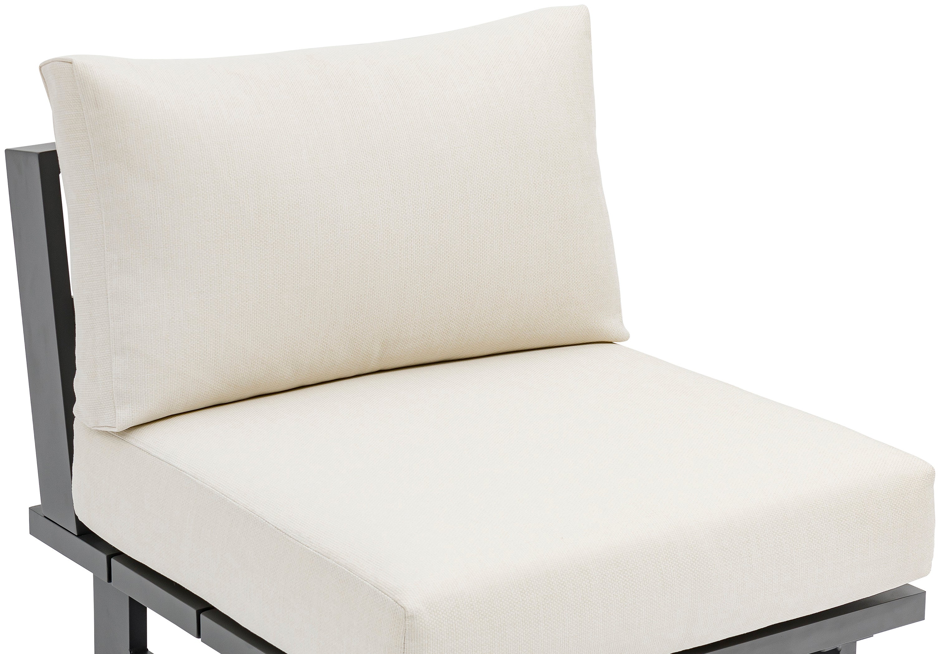 Chaise longue en tissu Orian Teddy