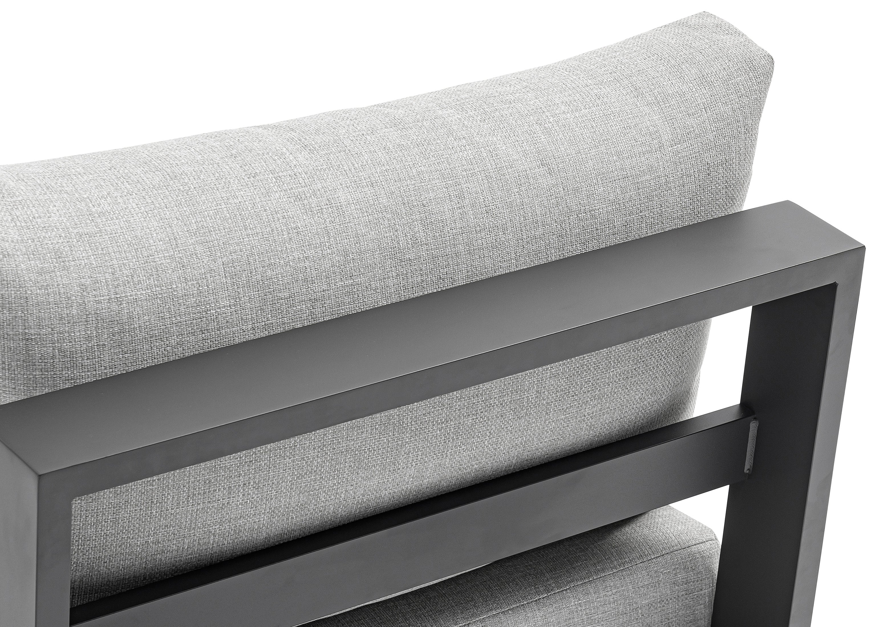 Chaise longue en tissu Orian Teddy