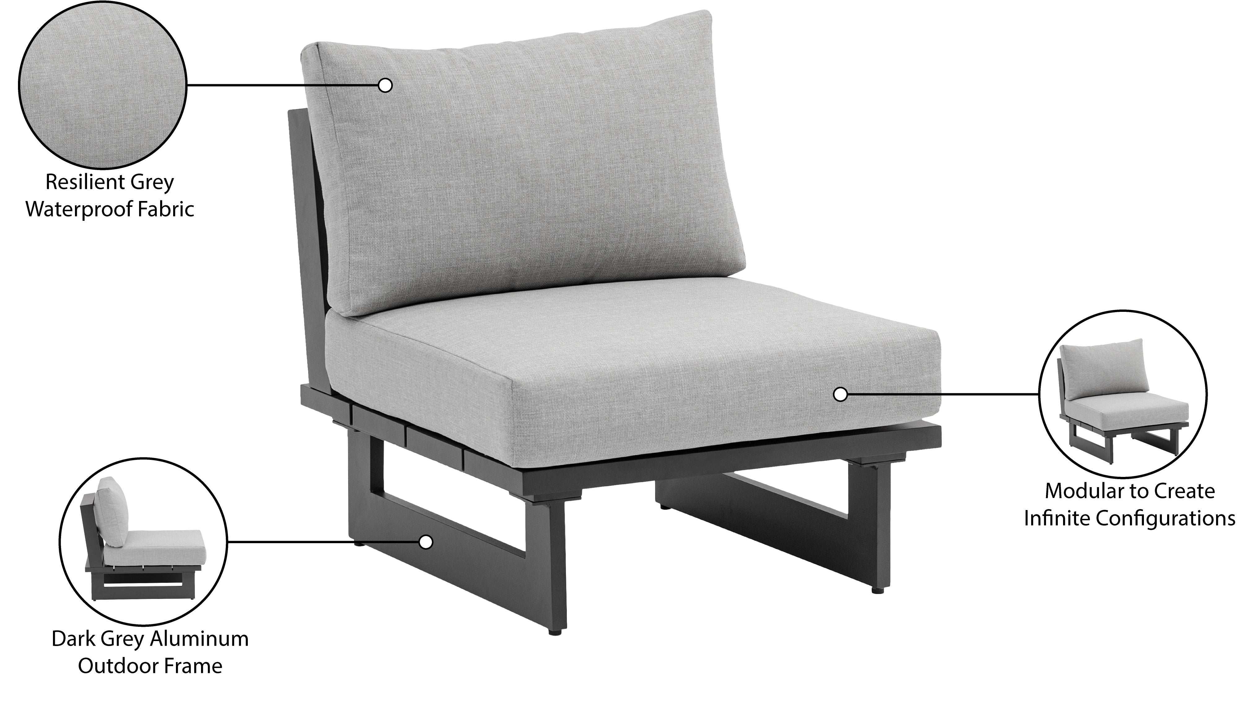 Chaise longue en tissu Orian Teddy