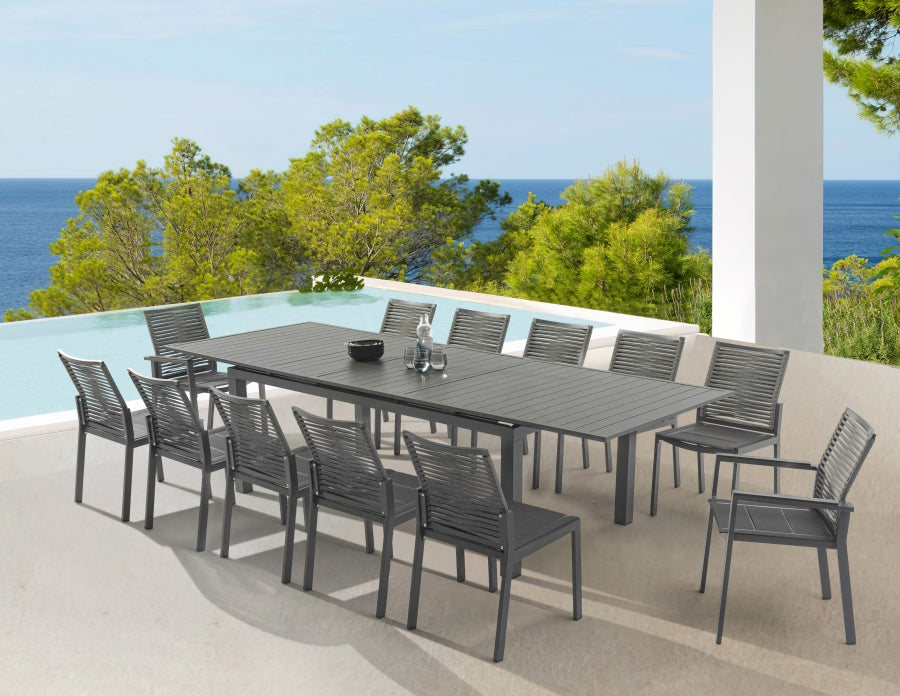 Maldives 95.5" Aluminum Outdoor Patio Dining Table