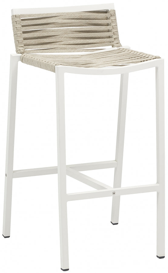 Maldives Mesh And Rope Fabric Outdoor Patio Bar Stool