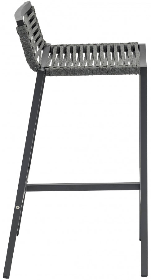 Maldives Mesh And Rope Fabric Outdoor Patio Bar Stool