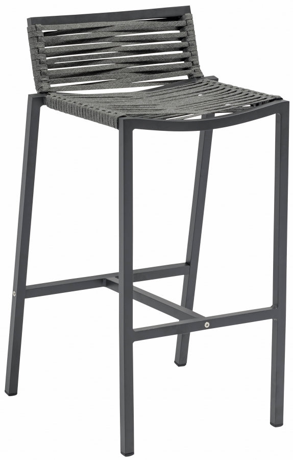 Maldives Mesh And Rope Fabric Outdoor Patio Bar Stool