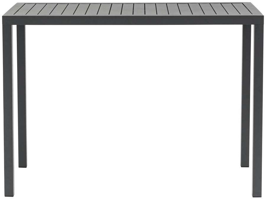 Maldives Aluminum Outdoor Patio Rectangle Bar Table