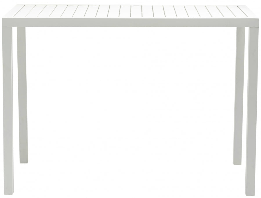 Maldives Aluminum Outdoor Patio Rectangle Bar Table
