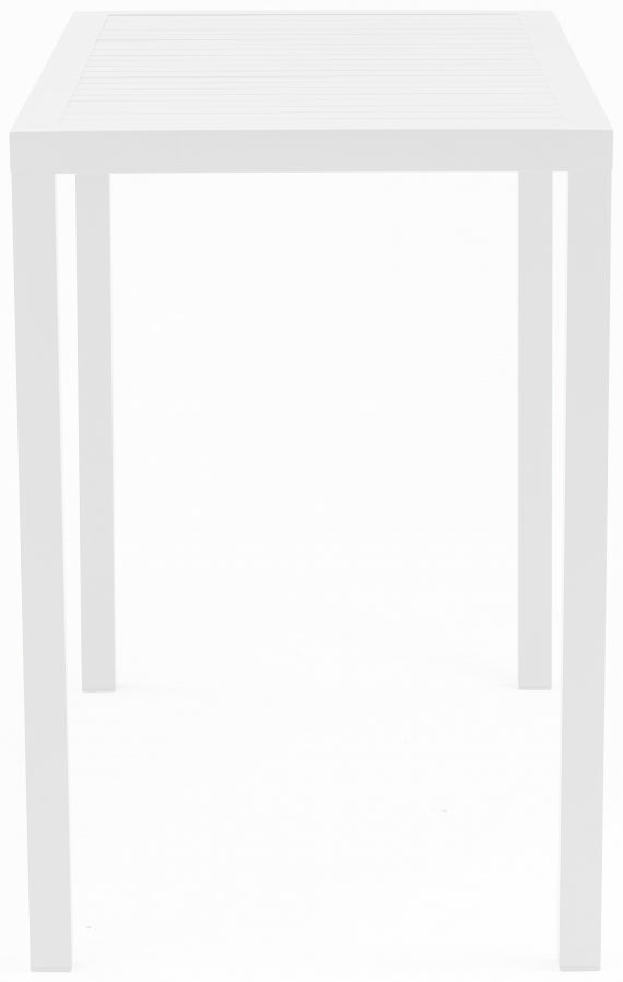 Maldives Aluminum Outdoor Patio Rectangle Bar Table