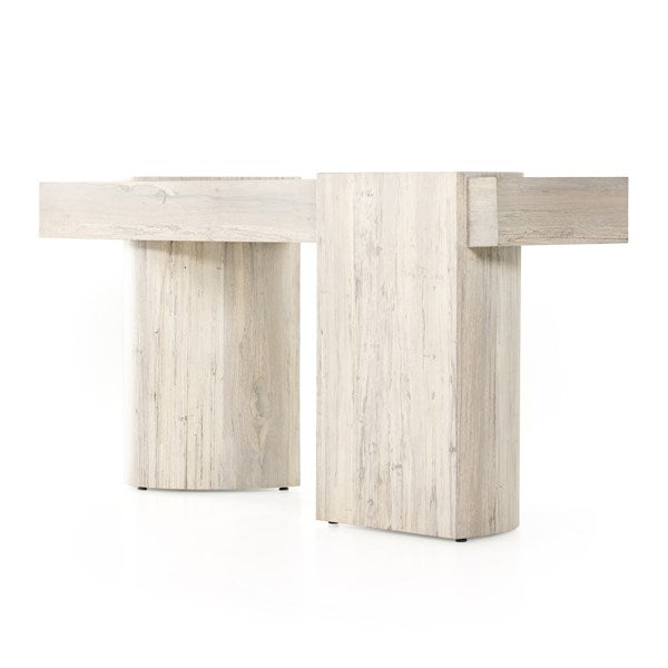 Georgie Console Table  - Bleached Spalted