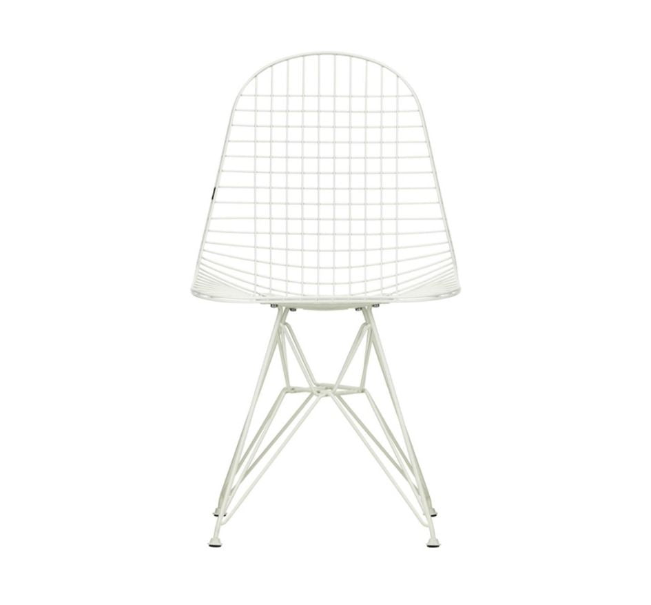 Chaise de salle à manger Eiffel en maille (noir/blanc)