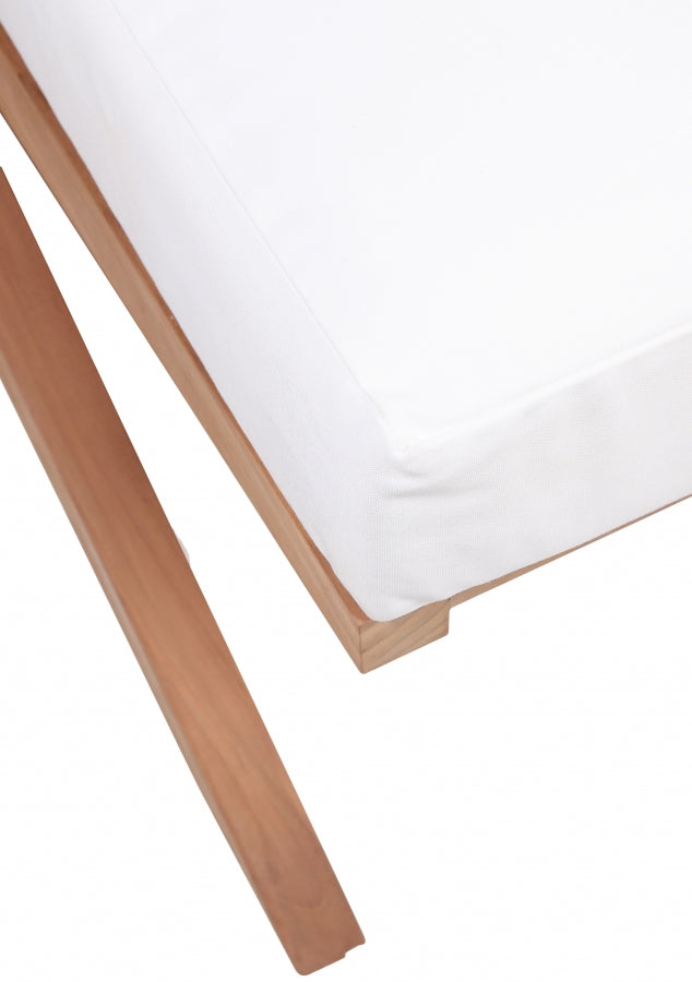 Chaise longue en tissu Orian Teddy