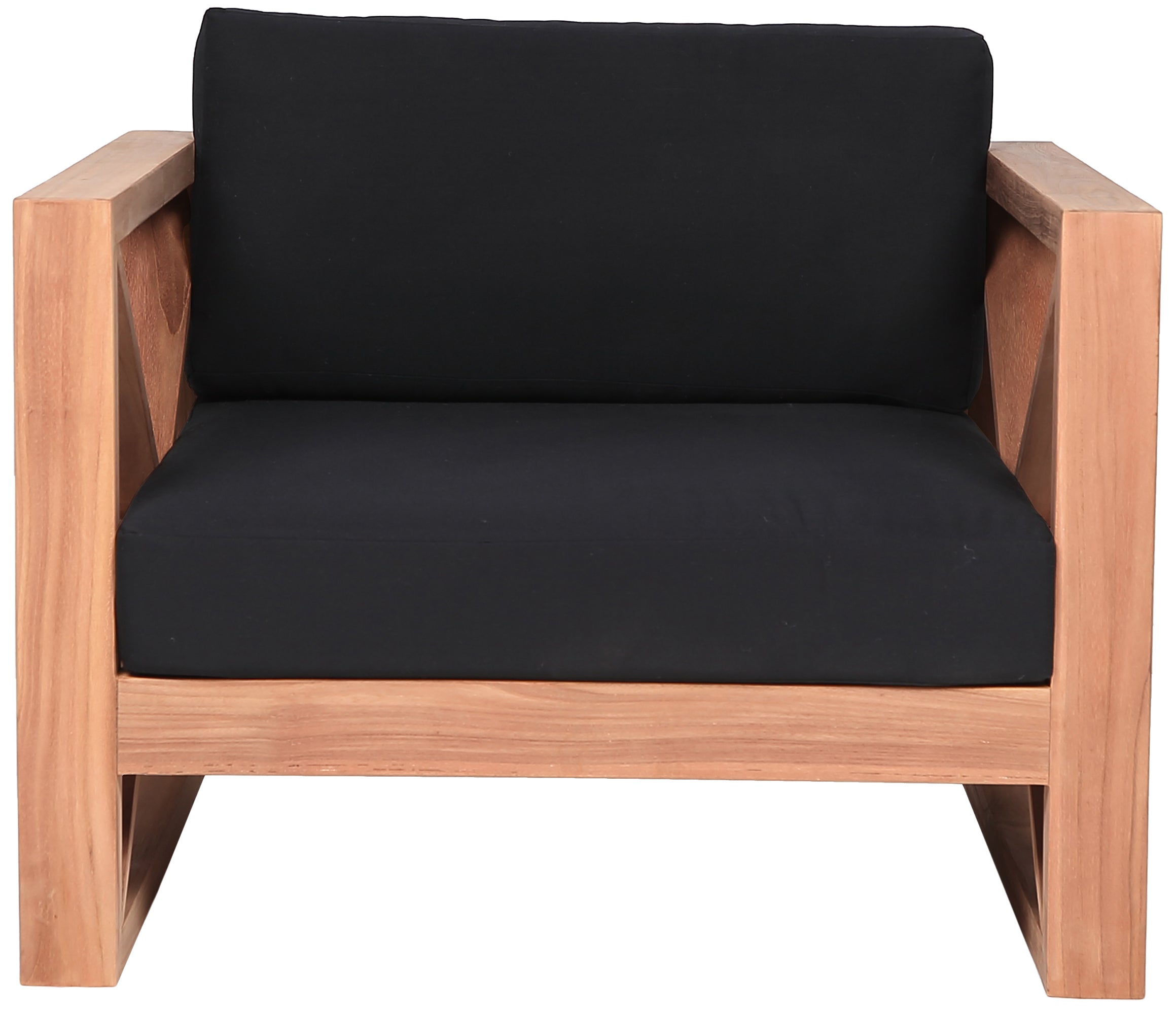 Chaise d'appoint d'extérieur en tissu résistant à l'eau Anguilla