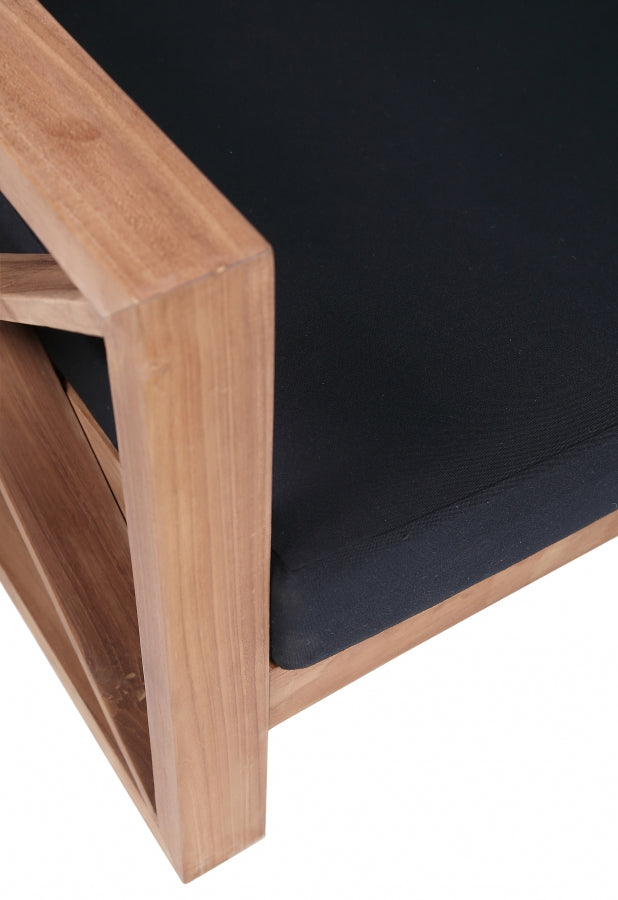 Chaise longue en tissu Orian Teddy