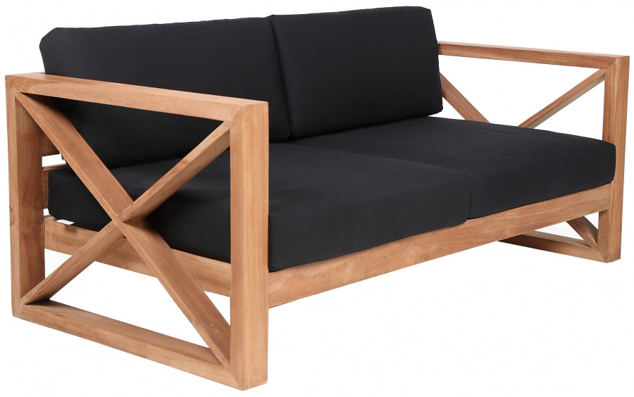 Chaise longue en tissu Orian Teddy