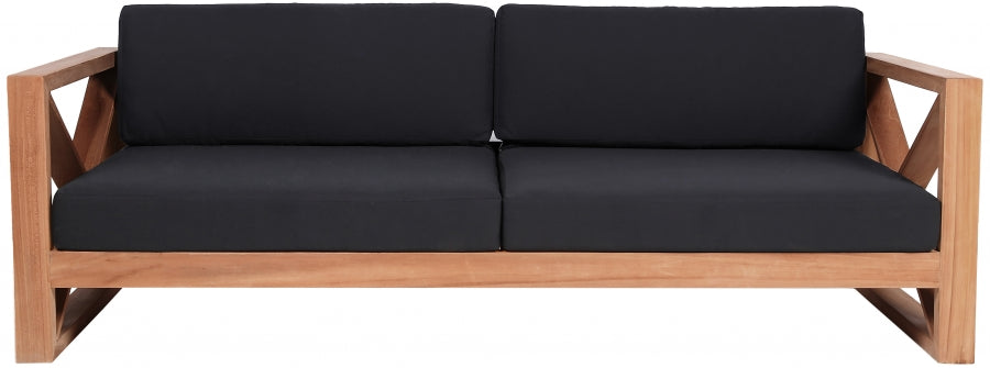 Chaise longue en tissu Orian Teddy