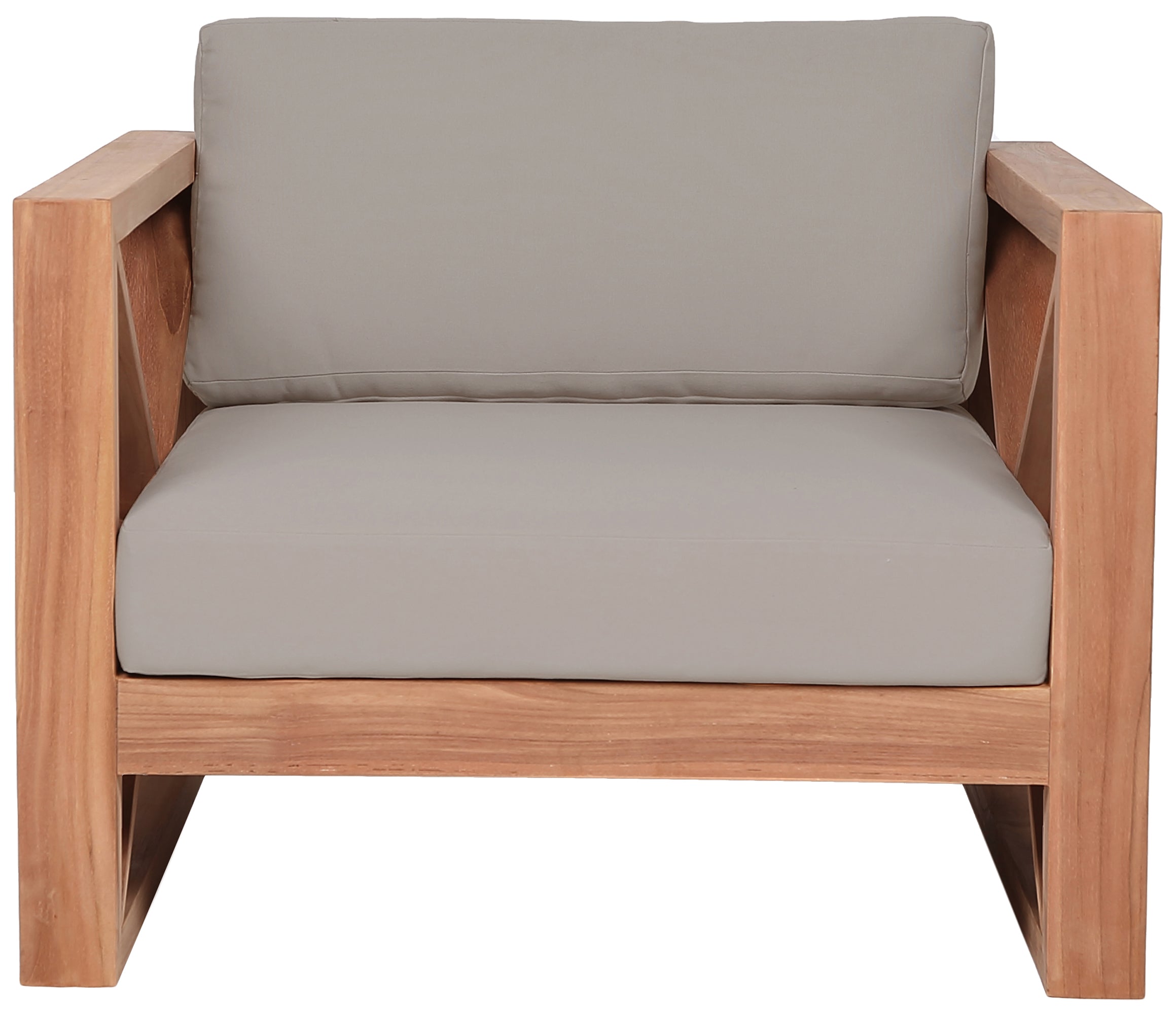 Chaise d'appoint d'extérieur en tissu résistant à l'eau Anguilla