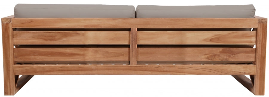 Chaise longue en tissu Orian Teddy
