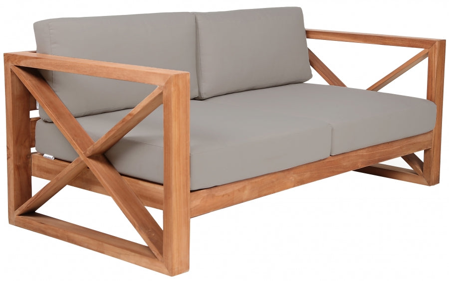 Chaise longue en tissu Orian Teddy