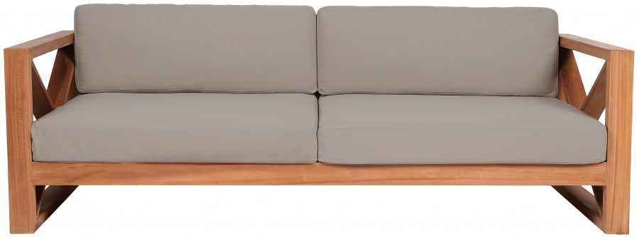 Chaise longue en tissu Orian Teddy