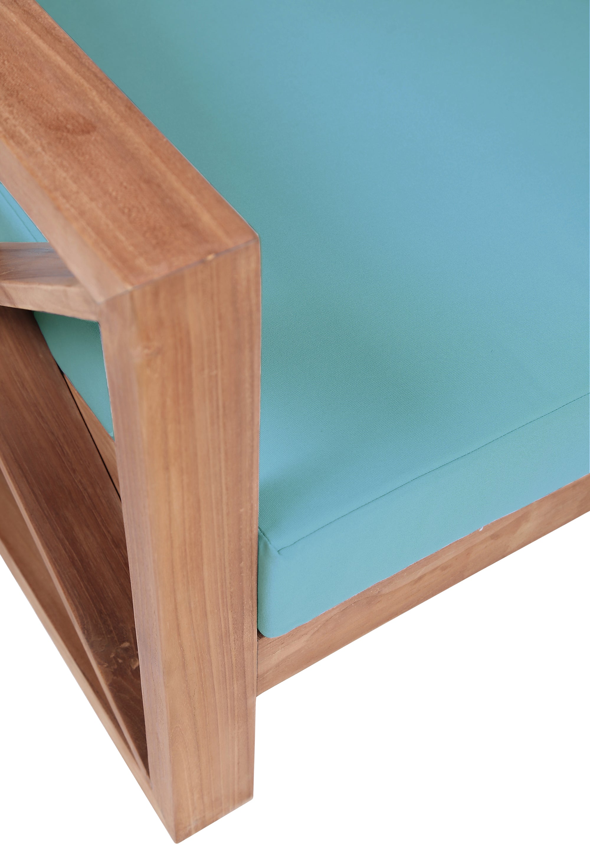 Chaise longue en tissu Orian Teddy