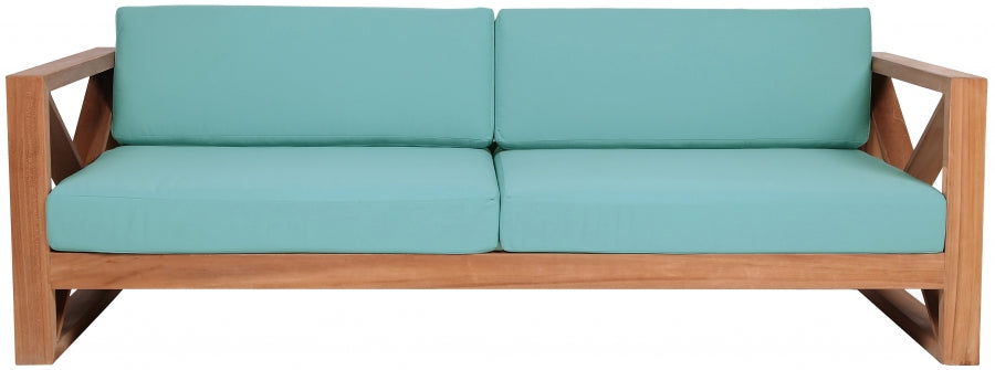 Chaise longue en tissu Orian Teddy