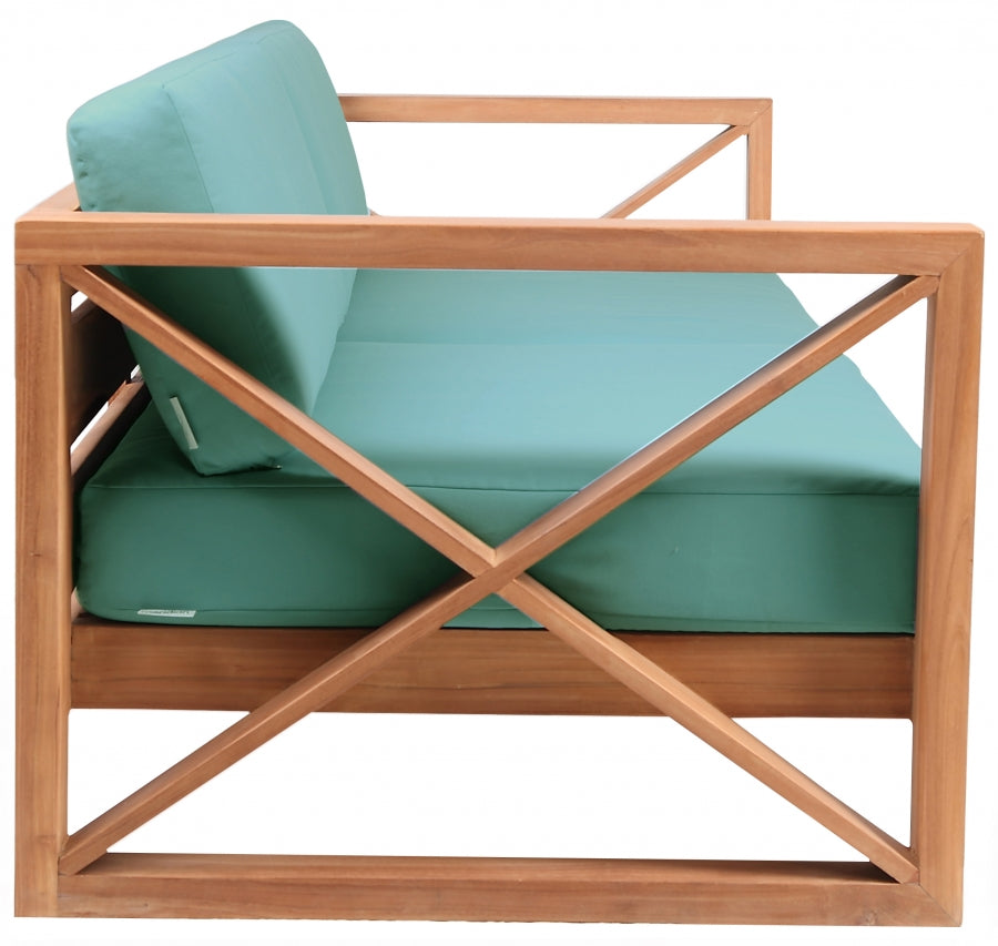 Chaise longue en tissu Orian Teddy