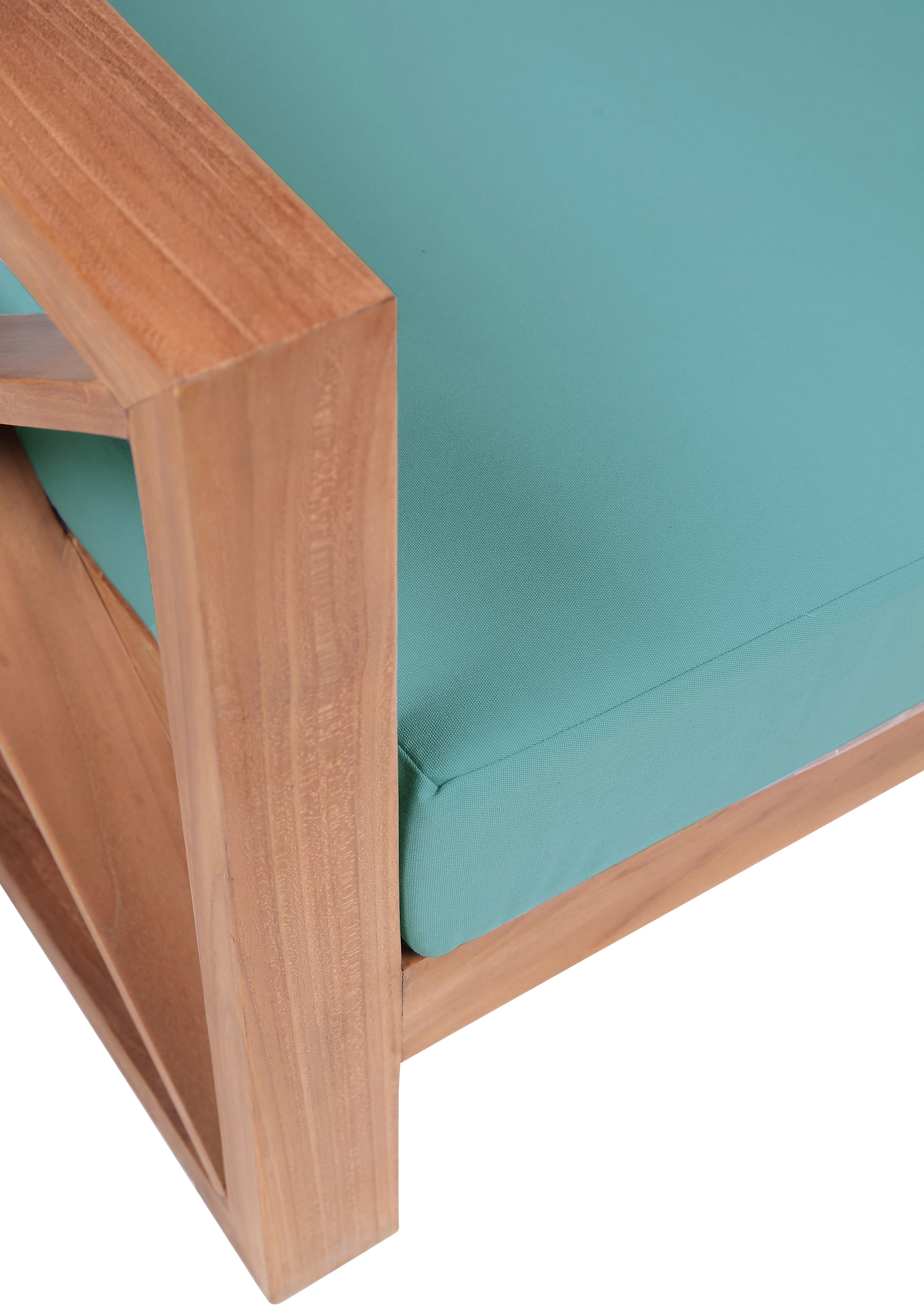 Chaise longue en tissu Orian Teddy