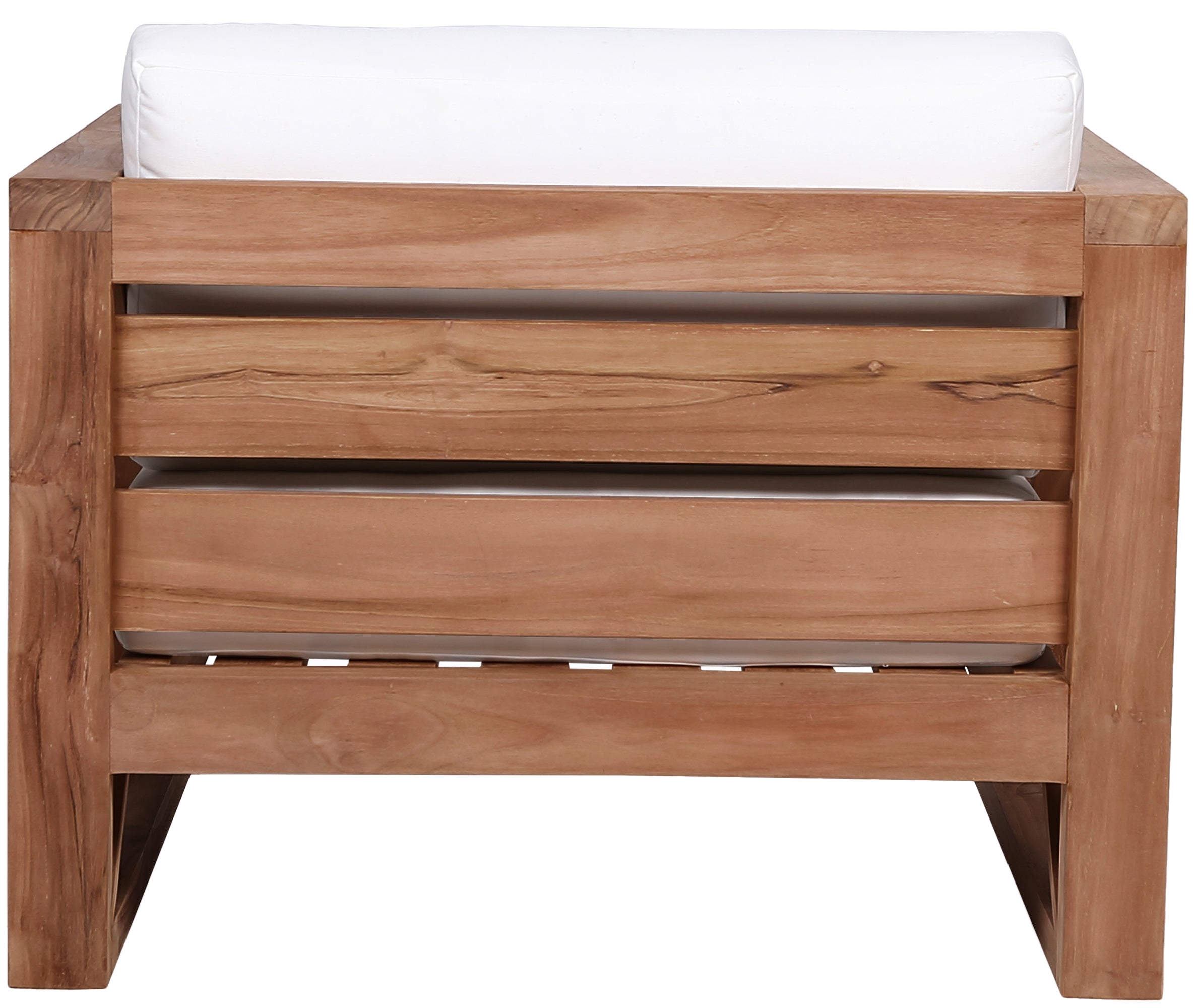 Chaise d'appoint d'extérieur en tissu résistant à l'eau Anguilla