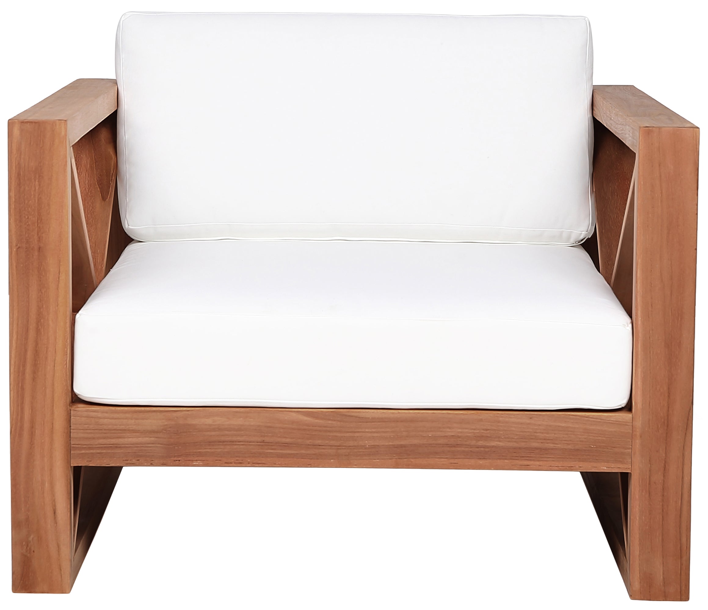 Chaise d'appoint d'extérieur en tissu résistant à l'eau Anguilla