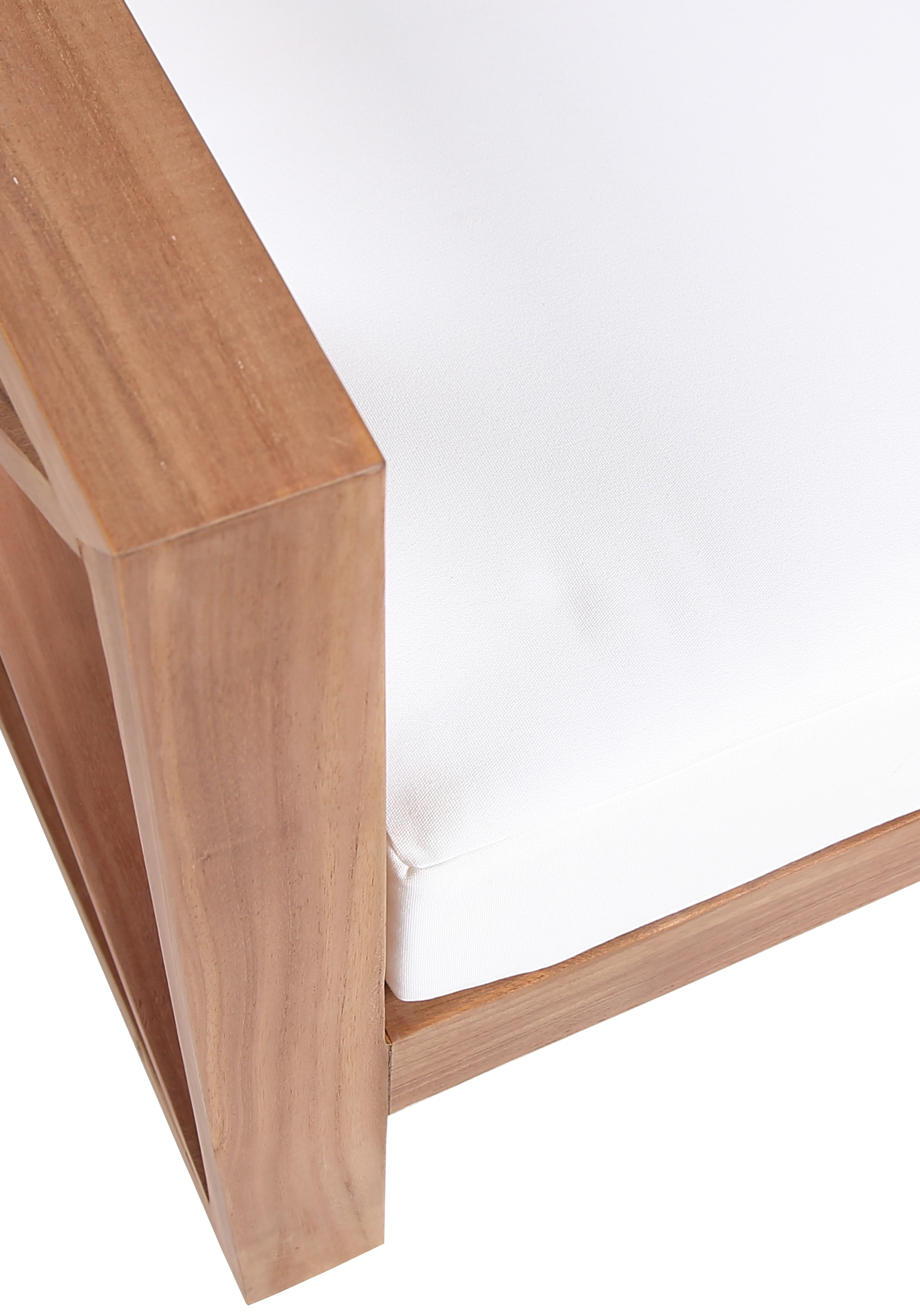 Chaise d'appoint d'extérieur en tissu résistant à l'eau Anguilla