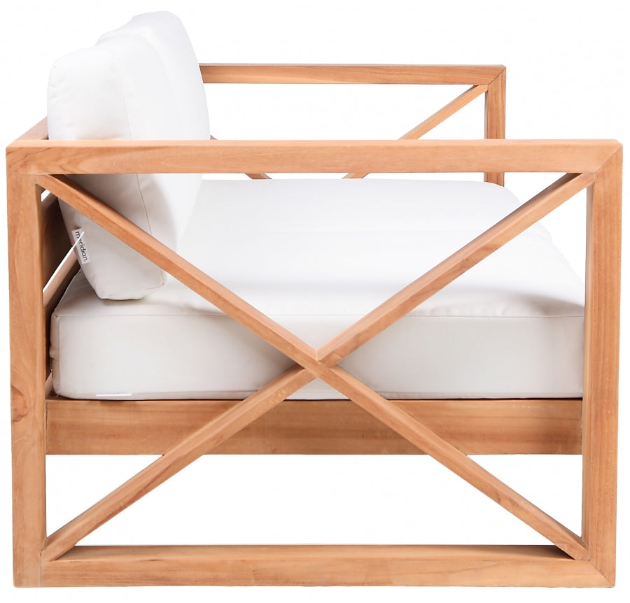 Chaise longue en tissu Orian Teddy