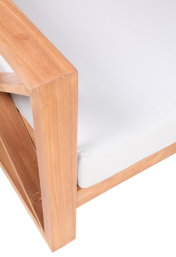 Chaise longue en tissu Orian Teddy