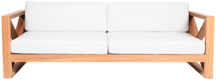 Chaise longue en tissu Orian Teddy