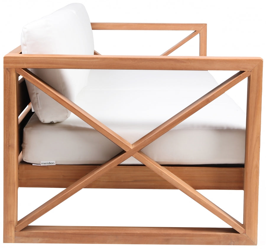 Chaise longue en tissu Orian Teddy