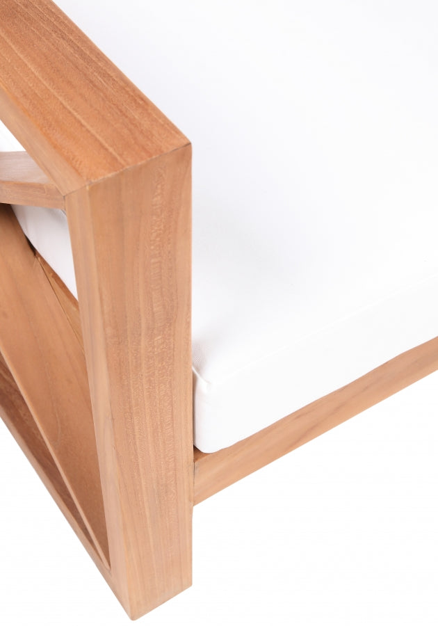 Chaise longue en tissu Orian Teddy